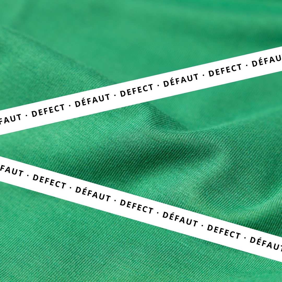 DEFECT-Bamboo organic cotton spandex pine green 12-12.5 oz