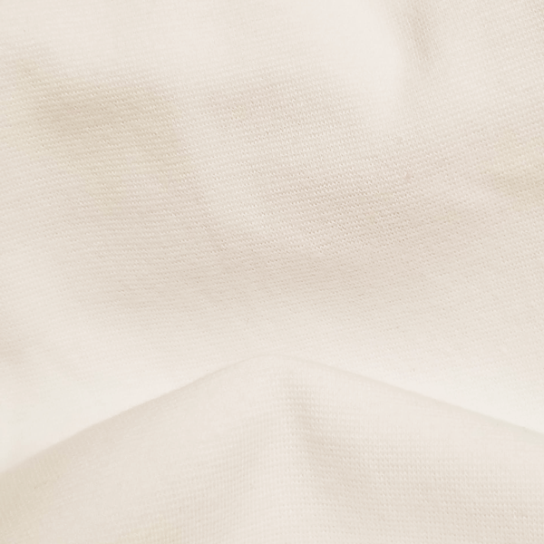 Organic cotton spandex rib 1x1 natural 12.5-13 oz