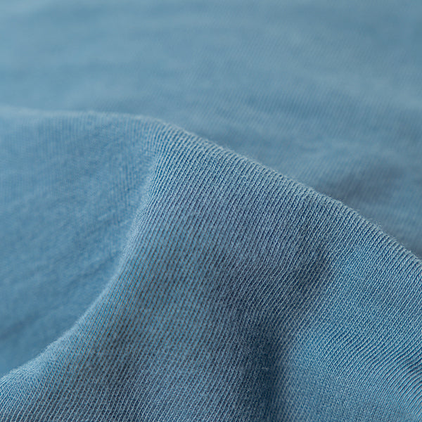 Organic cotton fabric washed jersey 8-8.5 oz